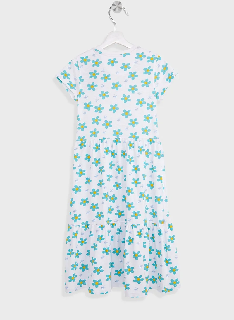 bhpoloclub Youth Printed Maxi Dress