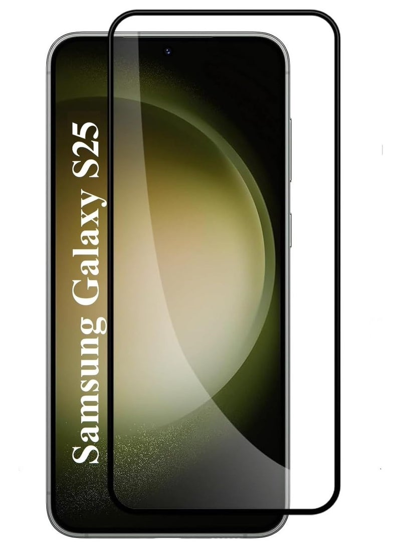 Screen Protector for Samsung Galaxy S25 Tempered Glass Screen Protector Full Glue Edge to Edge 9H Hardness Anti Fingerprint Scratch Resistance Glass for Samsung Galaxy S25 - Image 1