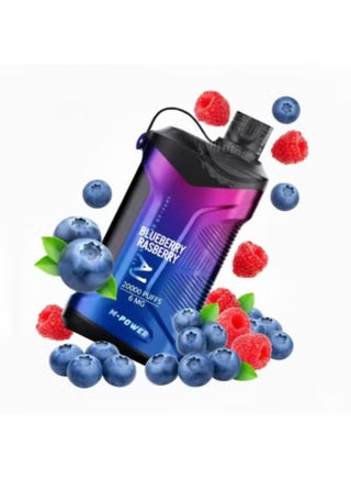 M.Power BLUE BERRY RASBERRY Vape 20000 Puffs 6mg Disposable Vape - view 2
