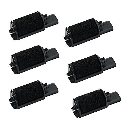 Printerfield IR-40 (6 Pack) Compatible Calculator Printer Ribbon Ink Roller - Black - Image 5