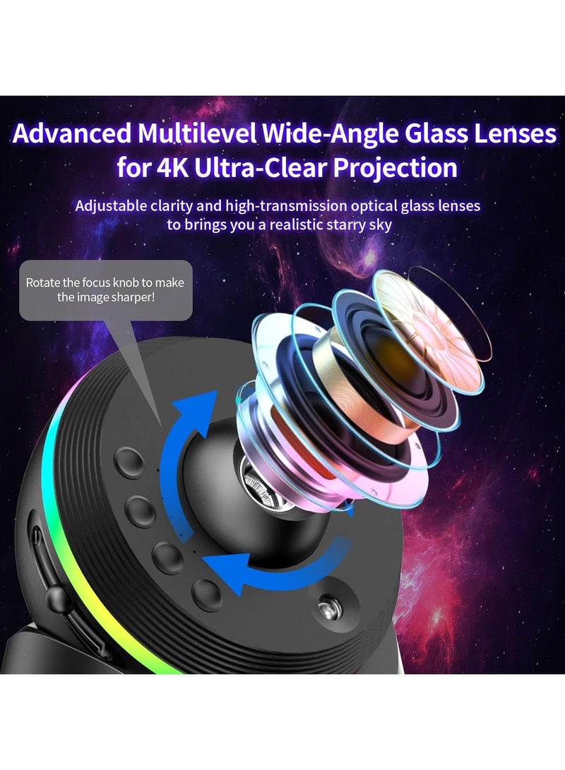 Galaxy Meteor Galaxy Projector, 13 in 1 Planetarium Star Projector Realistic Starry Sky Night Light with Solar System  - Image 2