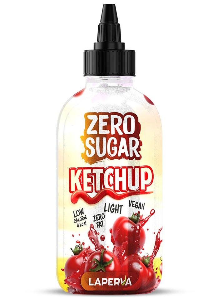 Laperva Zero Sugar Tomato Ketchup Sauce, 290 Gm, Vegan, Keto-Friendly 