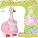 Gilprop Mini Desk Goose Outfit 7 Inch Magnetic Desk Goose Statue Clothes Accessories Felt Clothing for Duck Key Holder Table Decor Spring Holiday Home Garden Classroom Office 1 PcsMiss Gardener - Image 4