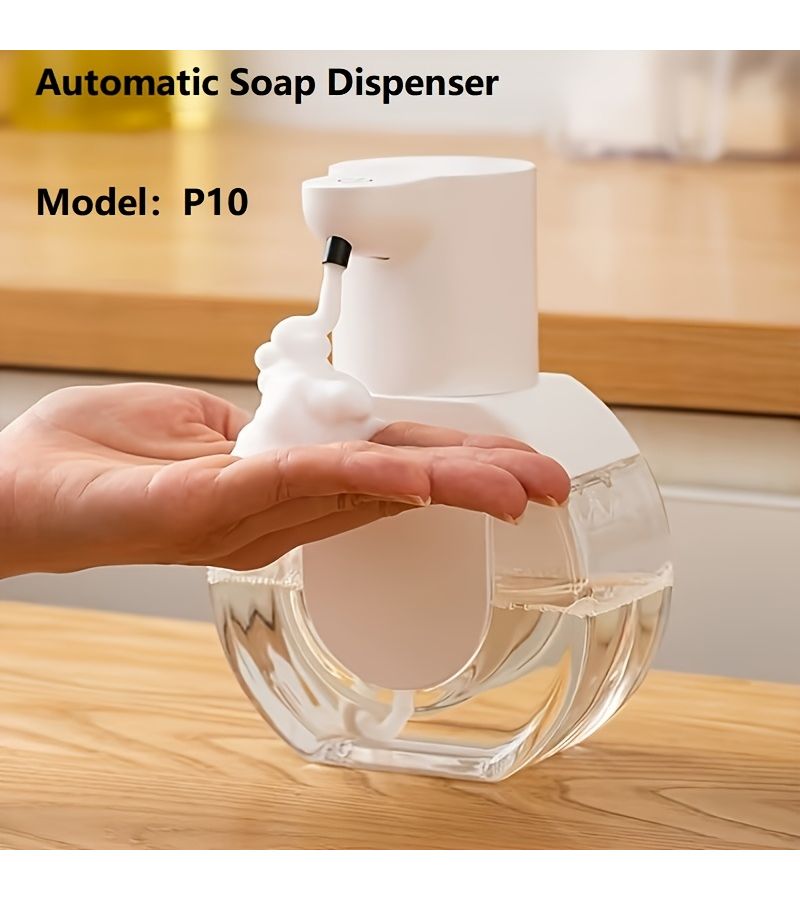 Black Wall Mounted USB Rechargeable Foaming Soap Dispenser 16 Oz - Image 4