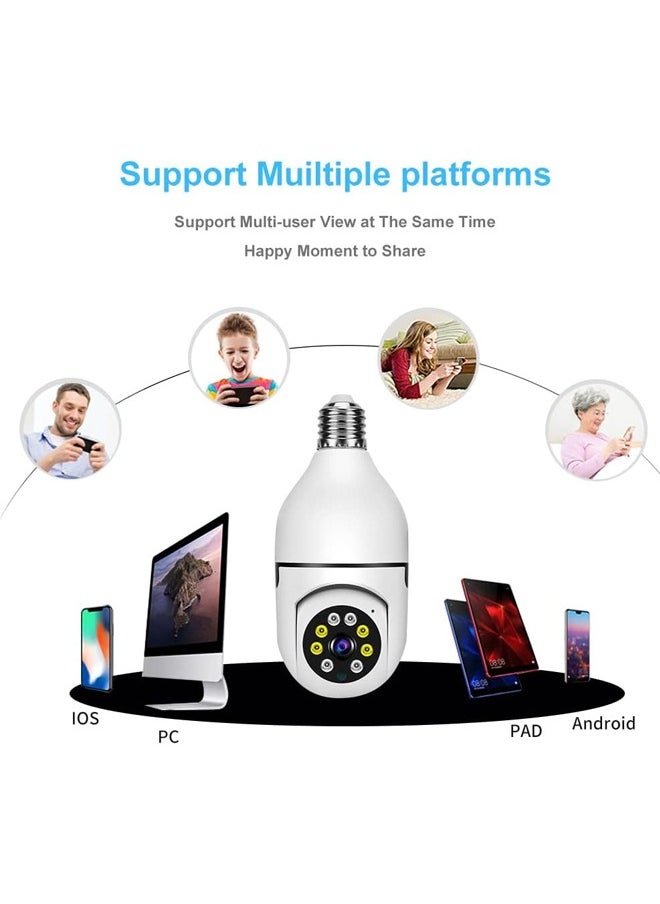 Generic - Spotlight Security Camera, Wireless Outdoor WiFi Security Cameras, Cameras for Home Security, Outdoor, Motion Detection and Alarm,Security Camera, Automatic Tracking, Two-Way Audio, Motion Detection Ball Camera - Image 1