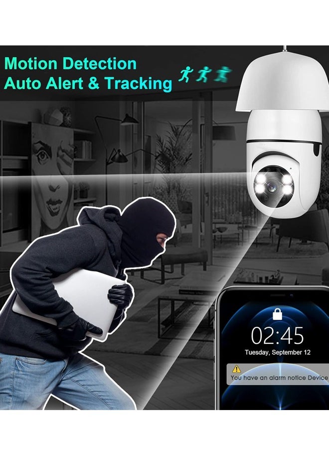 Generic - Spotlight Security Camera, Wireless Outdoor WiFi Security Cameras, Cameras for Home Security, Outdoor, Motion Detection and Alarm,Security Camera, Automatic Tracking, Two-Way Audio, Motion Detection Ball Camera - Image 1