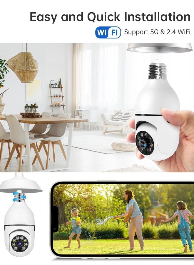 Generic - Spotlight Security Camera, Wireless Outdoor WiFi Security Cameras, Cameras for Home Security, Outdoor, Motion Detection and Alarm,Security Camera, Automatic Tracking, Two-Way Audio, Motion Detection Ball Camera - Image 1