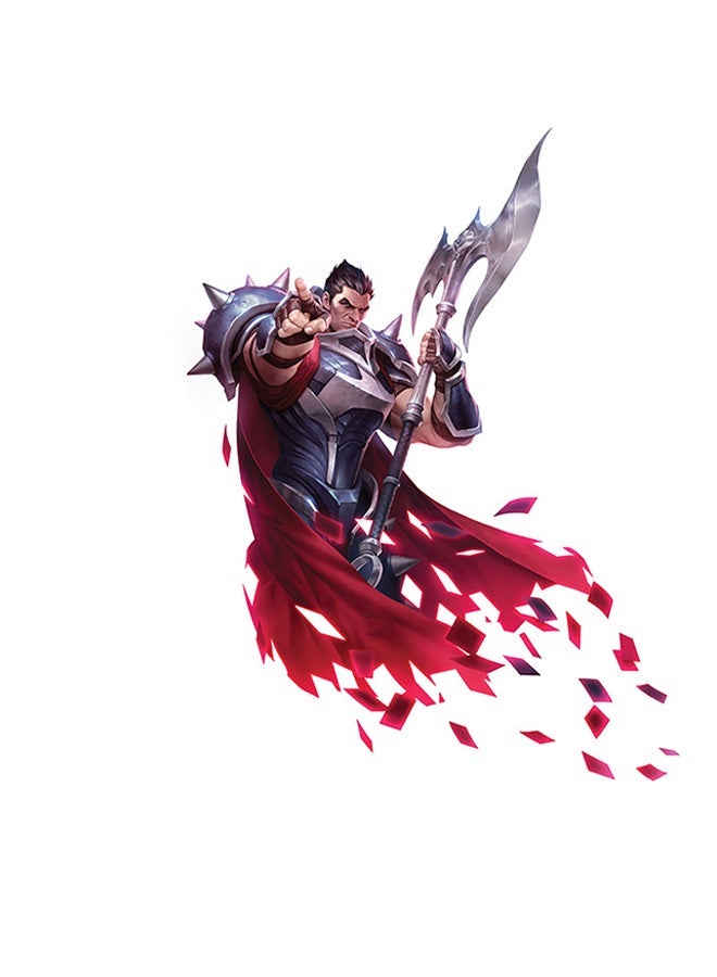 RYN Legends Of Runeterra Themed Wall Art Red/Blue/Grey 30x30cm - Image 2