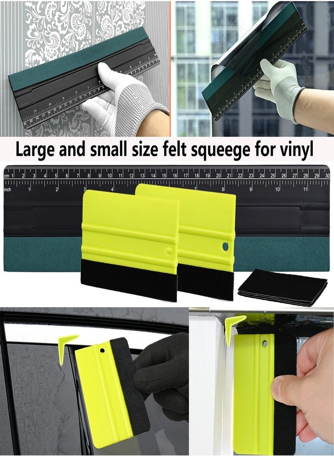 Ehdis مجموعة تظليل النوافذ EHDIS مع أداة لف الفينيل وملعقة Bulldozer، وكاشط تظليل الزجاج الأمامي، وملعقة مطاطية صغيرة، وعصا لف، وقاطع فيلم لتركيب فيلم تظليل النوافذ للسيارات - Image 5