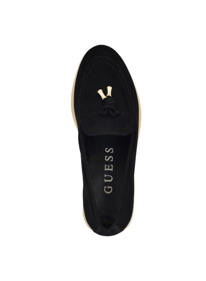 GUESS حذاء لوفر أريانا للنساء، جلد سويدي أسود 001، 37 EU - Image 5