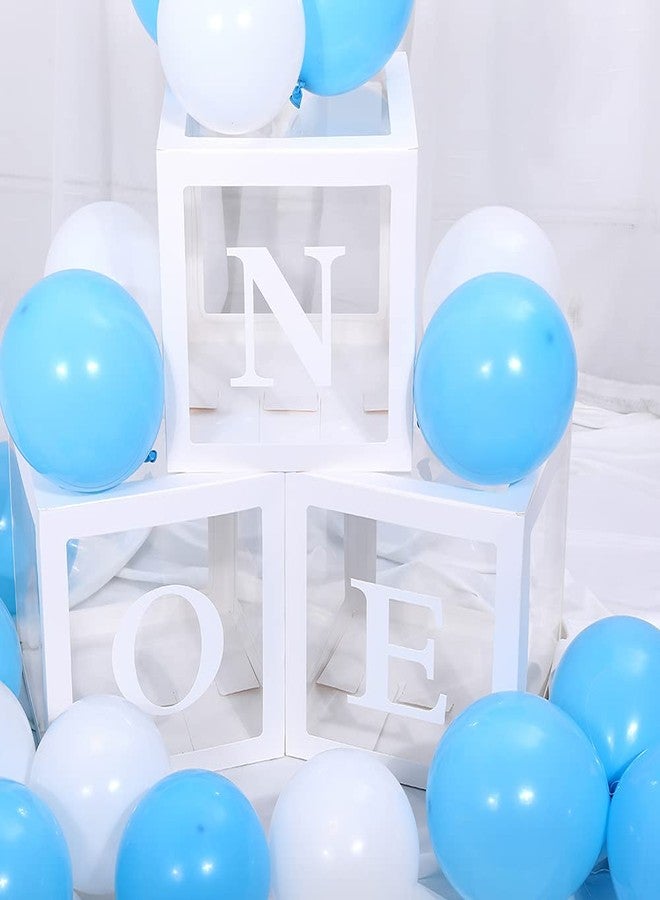 UAEYW 1st Birthday Balloon Boxes for Baby Party Decorations ONE Box with Letter for Boy&Girl Baby Bridal Shower, Reveal Party Decorations - Image 5