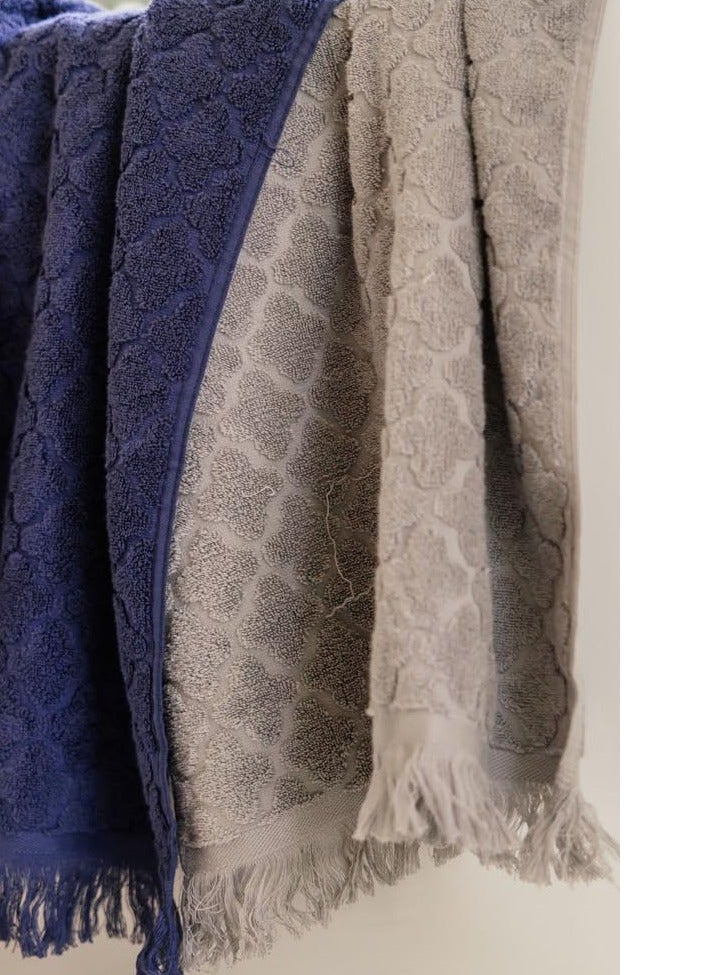 More cottons  منشفة جاكار تافهة 600 جرام لكل متر مربع 50 × 100  - Image 1