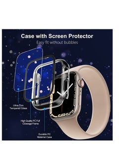 Tycom Clear Case for Apple Watch Series 7 45mm Screen Protector Overall Protective Case PU HD Clear Ultra-Thin Cover Protective for iWatch Series 7 (45 mm) - pzsku/ZA7D20E5015B441563E87Z/45/_/1679320721/a835e52f-d691-4883-9f2e-2a50d5d58c3c