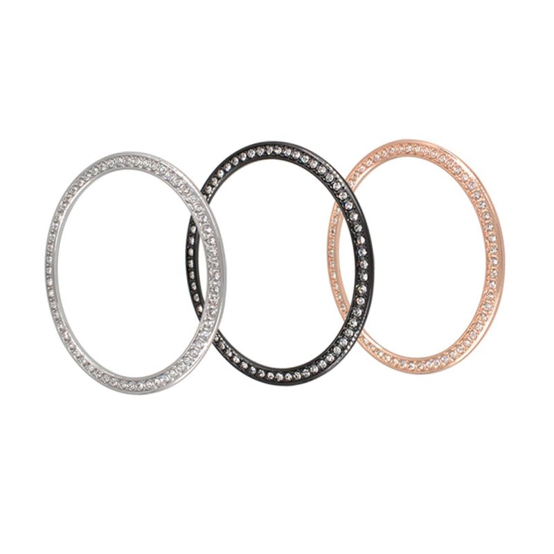 Watch Bezel Ring Alloy Cover Scratch Collision Protector Stylish Black Metal Frame Upgrade For Smartwatch Fashion And Protection - Image 4