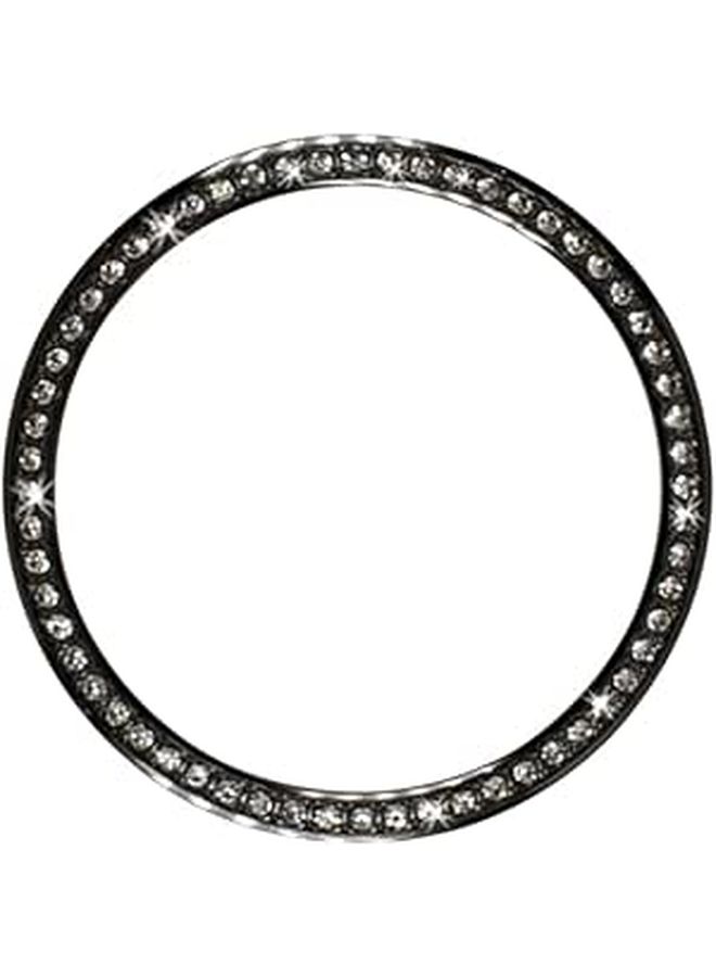 Watch Bezel Ring Alloy Cover Scratch Collision Protector Stylish Black Metal Frame Upgrade For Smartwatch Fashion And Protection - Image 1