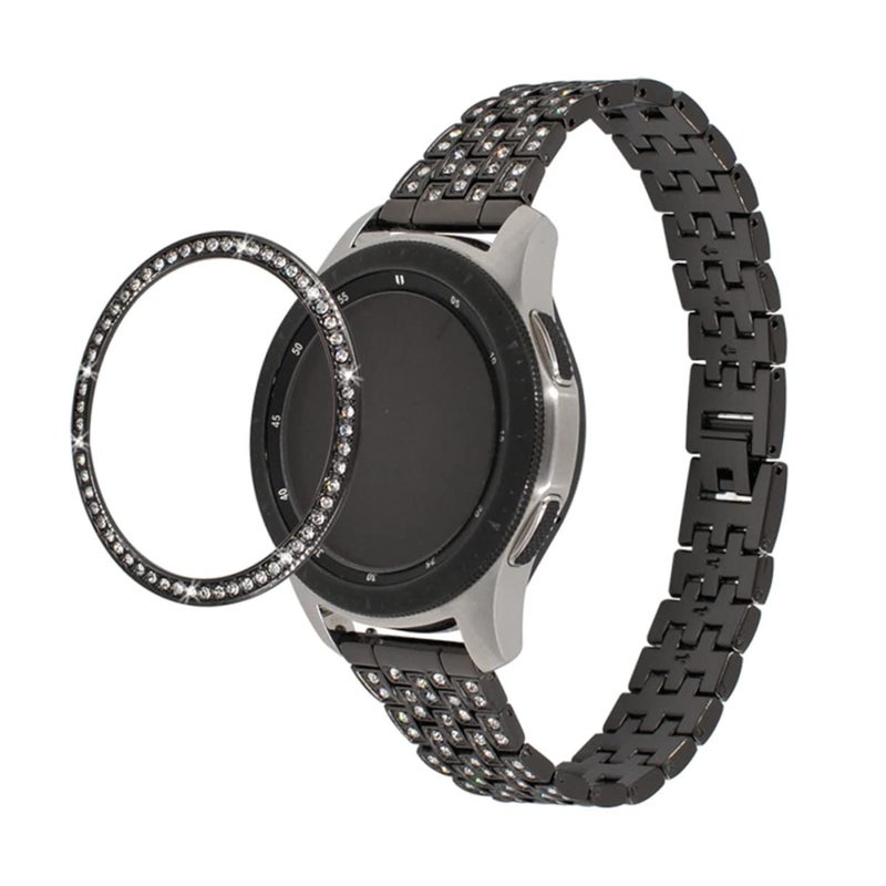Watch Bezel Ring Alloy Cover Scratch Collision Protector Stylish Black Metal Frame Upgrade For Smartwatch Fashion And Protection - Image 5