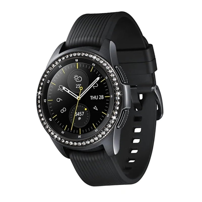 Watch Bezel Ring Alloy Cover Scratch Collision Protector Stylish Black Metal Frame Upgrade For Smartwatch Fashion And Protection - Image 3