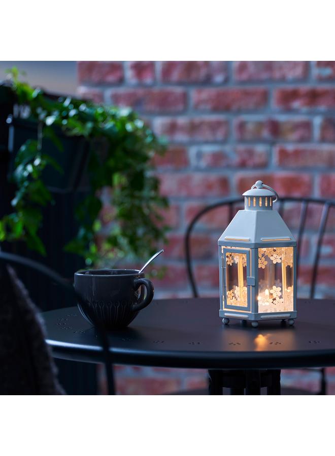 Green Tiger Lantern for tealight, in/outdoor, white, 21 cm - Image 5