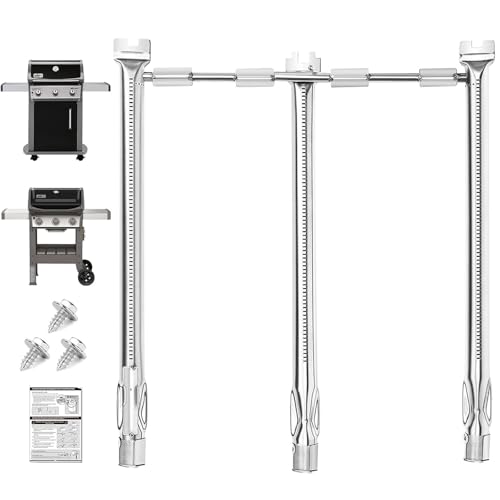 Utheer 69787 Grill Burner Replacement for Weber Spirit and GS4 Spirit II 300 Series, Spirit E310 E320 S310 S320 E330 S330 Gas Grills, 18 Inch 304 Stainless Steel Grill Burner for Weber Spirit II E-310 - Image 1