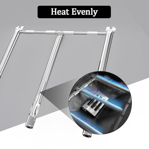 Utheer 69787 Grill Burner Replacement for Weber Spirit and GS4 Spirit II 300 Series, Spirit E310 E320 S310 S320 E330 S330 Gas Grills, 18 Inch 304 Stainless Steel Grill Burner for Weber Spirit II E-310 - Image 5