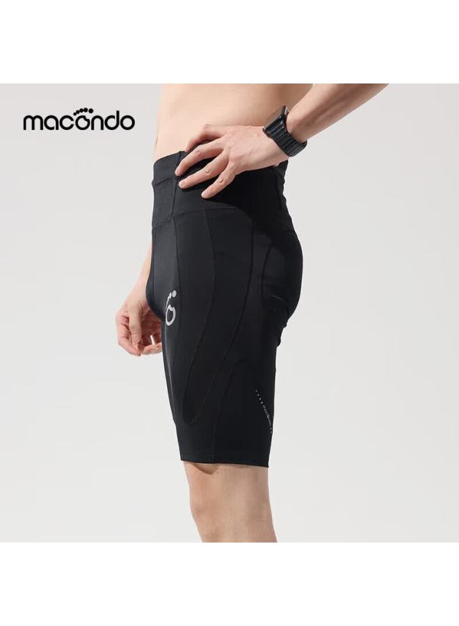Macondo 7th Generation Marathon Running Compression Shorts With Support, Three Pockets, Sweat-resistant Phone Compartment, Black, Men's 2XL - Image 3