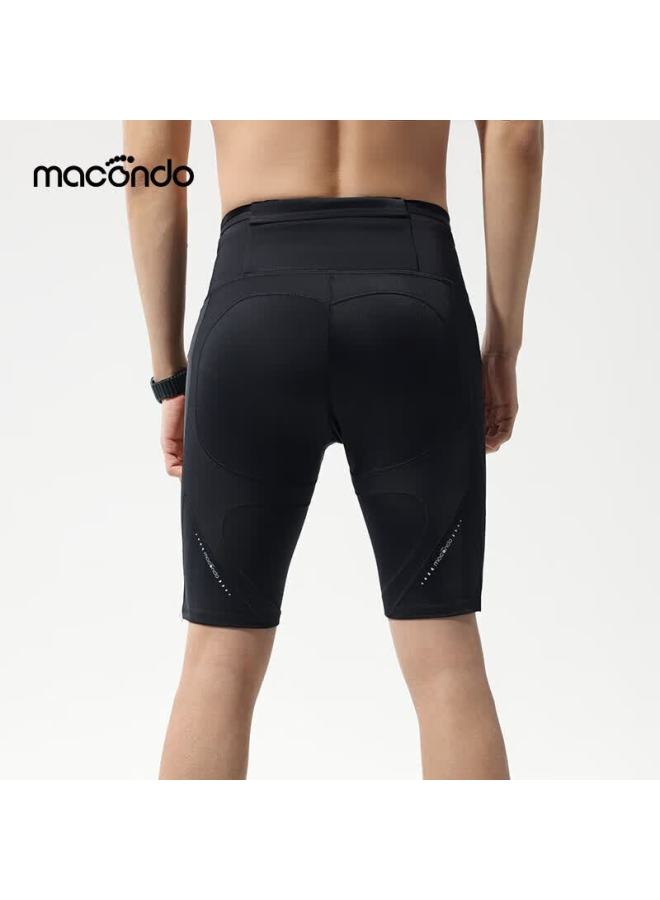 Macondo 7th Generation Marathon Running Compression Shorts With Support, Three Pockets, Sweat-resistant Phone Compartment, Black, Men's 2XL - Image 2
