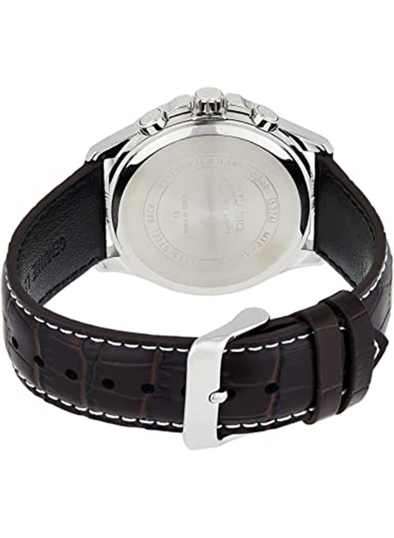 CASIO Men's Enticer Water Resistant Analog Watch MTP-1374L-7A - Image 2
