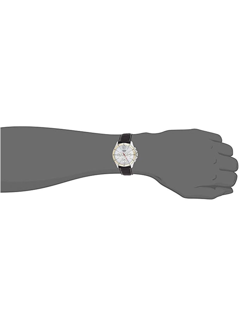 CASIO Men's Enticer Water Resistant Analog Watch MTP-1374L-7A - Image 4