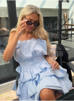 Collective The Label LADIES DRESS-LIGHT BLUE-  - Image 4