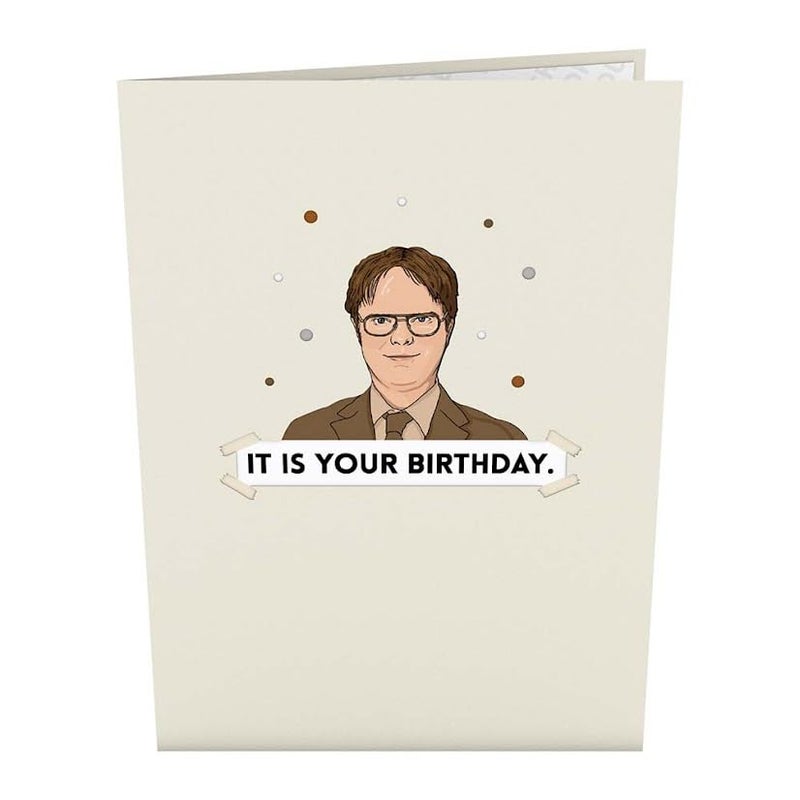 Lovepop Happy Birthday Pop-Up Card for Her and Him - 3D The Office Birthday Greeting Cards for Boys, Girls, Men, Women - Your Birthday - 5" x 7" Dwight Schrute - Blank Note Card & Envelope Included - Image 3
