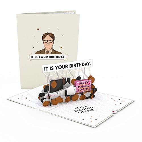 Lovepop Happy Birthday Pop-Up Card for Her and Him - 3D The Office Birthday Greeting Cards for Boys, Girls, Men, Women - Your Birthday - 5" x 7" Dwight Schrute - Blank Note Card & Envelope Included - Image 1