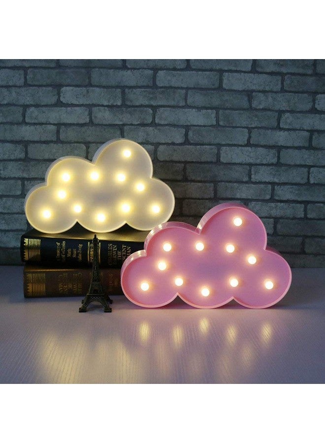 MIRADH LED Marquee Letter Lights Sign; Light Up Alphabet Letters for Wedding Birthday Party Christmas Home Bar Decoration; Warm White (Cloud) - Image 4