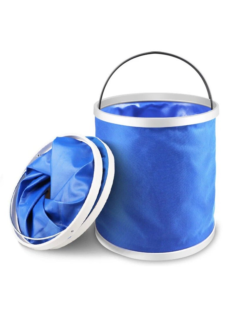 DubaiGallery Collapsible Foldable Water Bucket, Waterproof Coating Portable Foldaway Water Bucket, Supplies for Outdoor Garden Camping Fishing Car Wash Space Saving - Image 3