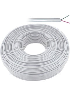 PrimeX Plus LN-TEL33 100 Metre Telephone Cable, 2 Live ADSL Telephone Cable, 2 Live Cable Gray 