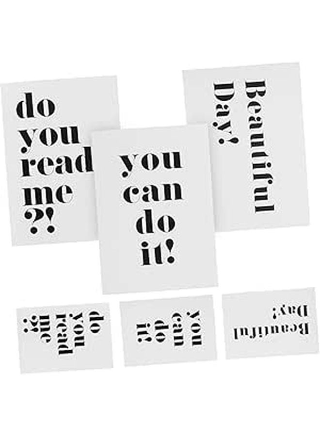 6Pcs English Alphabet Cards For Photo Booth Wedding Birthday Party Decorations - Image 1