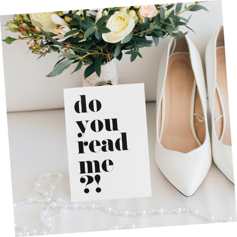 6Pcs English Alphabet Cards For Photo Booth Wedding Birthday Party Decorations - Image 5