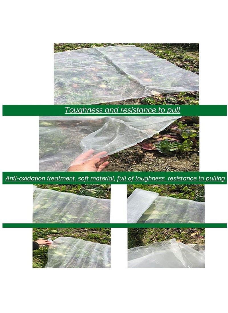 KASTWAVE - Insect Netting Mesh, Garden Netting for Plants Garden Netting Fine Mesh Insect Netting Vegetable Netting Protection Plant Protection Netting for Vegetables Flowers Fruits Garden Outdoors 2.5 x 10m - Image 1