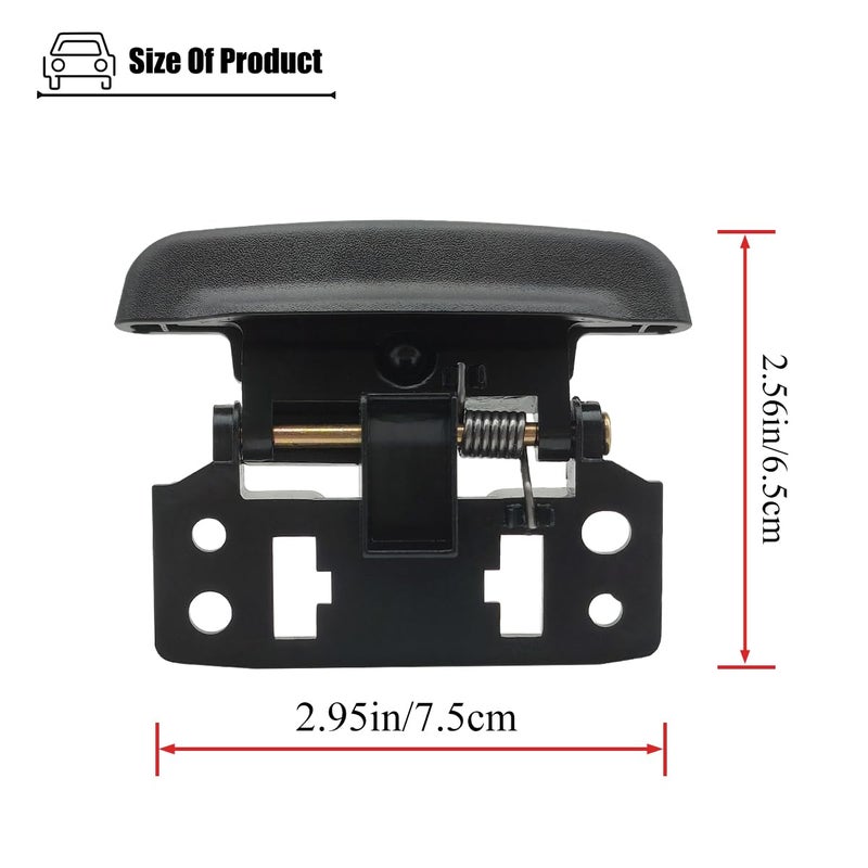 LXROAR01 Center Console Latch Compatible with Jeep Wrangler JL 2018 2019 2020 2021 2022 2023 2024 Year Console Lid Latch for 68470797AA - Image 4