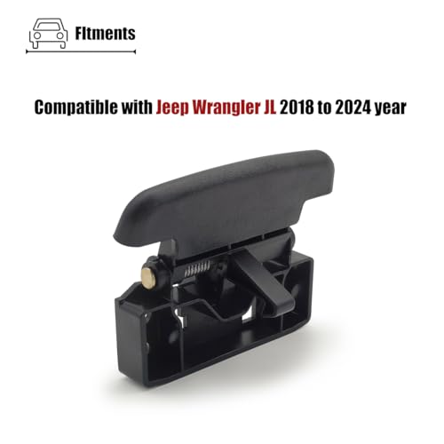 LXROAR01 Center Console Latch Compatible with Jeep Wrangler JL 2018 2019 2020 2021 2022 2023 2024 Year Console Lid Latch for 68470797AA - Image 5