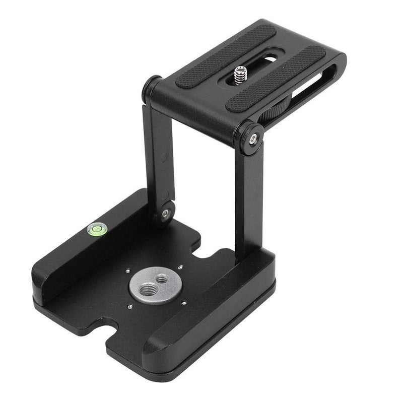 Topiky Z Flex Tilt Tripod Head, Aluminum Alloy Folding Z Shape Tilt Pan Head Quick Release Plate Bracket for DSLR Camera Camcorder Tripod Slider Rail - Image 2