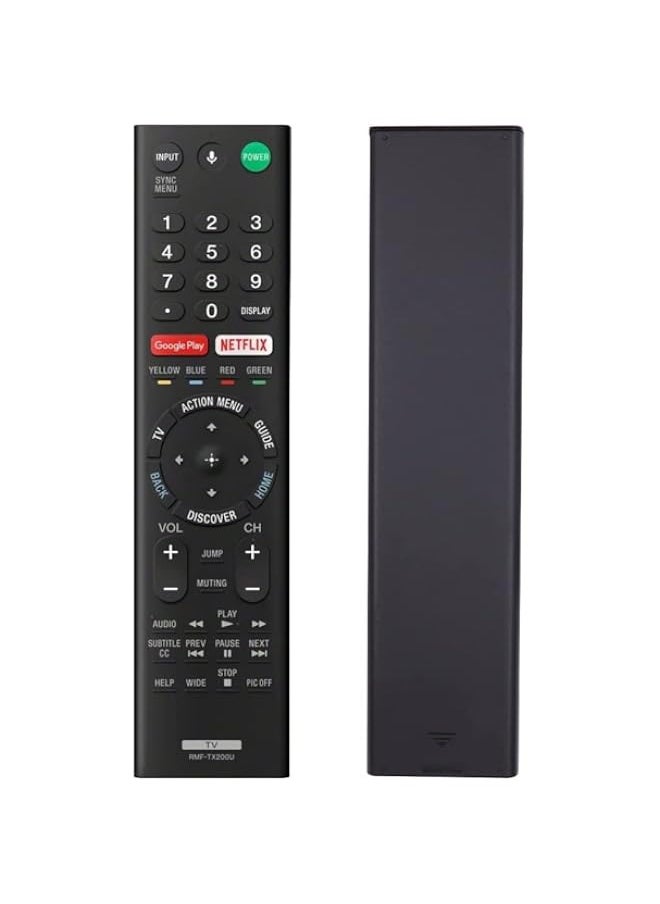 Amtone RMF-TX200U Android TV Voice Replacement Remote Control for Sony TVs XBR-65X930D XBR-75X940D XBR-65X900E XBR-75X900E XBR-65X930E XBR-75X940E XBR-43X800D XBR-49X800D XBR-65X850D XBR-75X850D