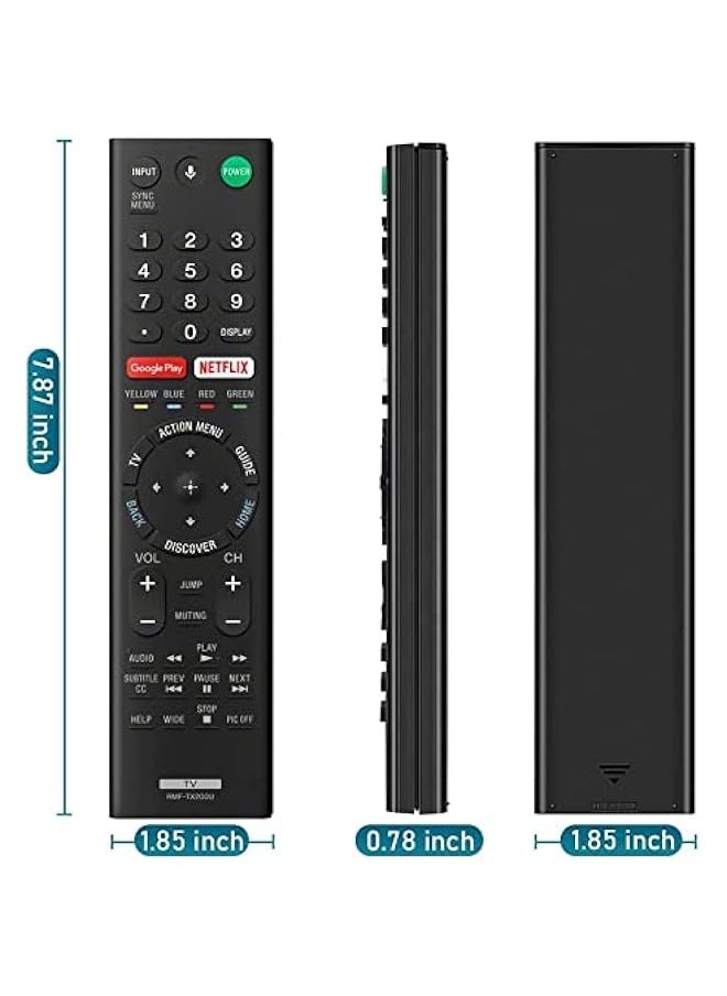 Amtone RMF-TX200U Android TV Voice Replacement Remote Control for Sony TVs XBR-65X930D XBR-75X940D XBR-65X900E XBR-75X900E XBR-65X930E XBR-75X940E XBR-43X800D XBR-49X800D XBR-65X850D XBR-75X850D
