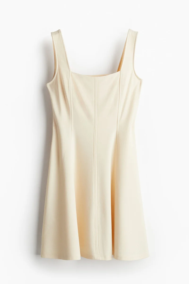 H&M Square-neck jersey dress