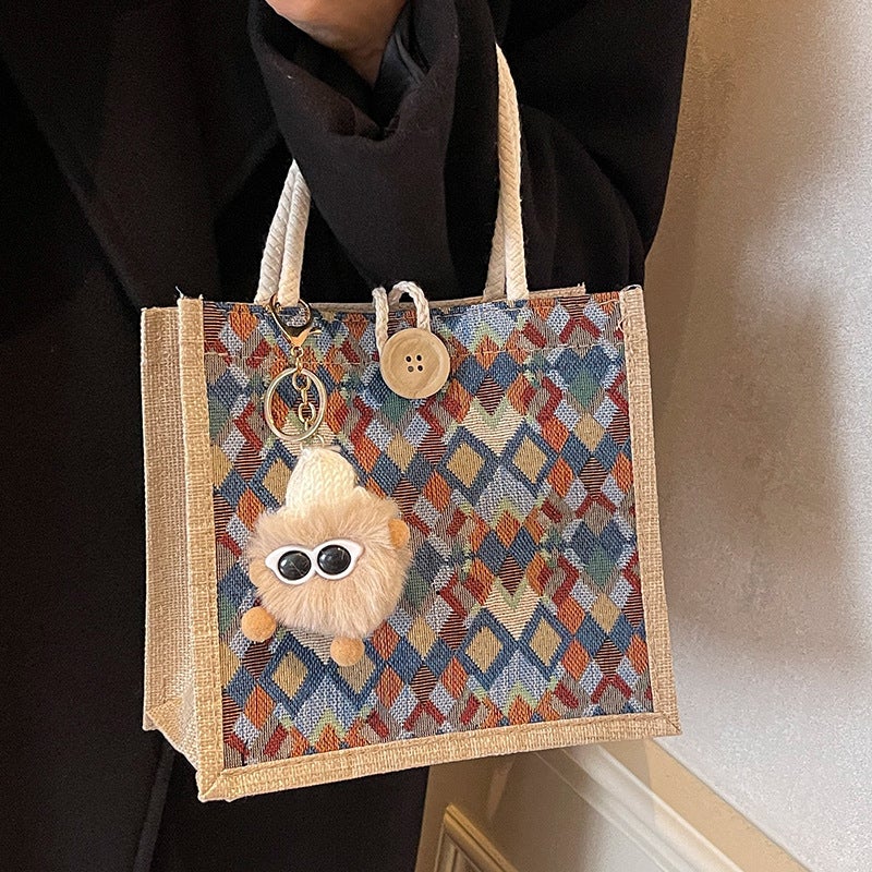 Women's Waterproof Linen Tote Bag - Image 1
