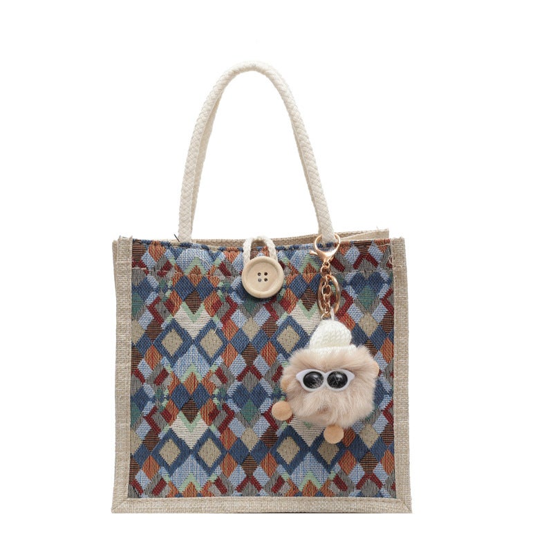 Women's Waterproof Linen Tote Bag - Image 5