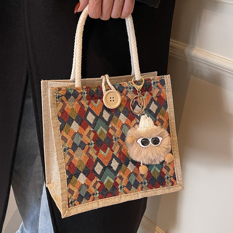 Women's Waterproof Linen Tote Bag - Image 2