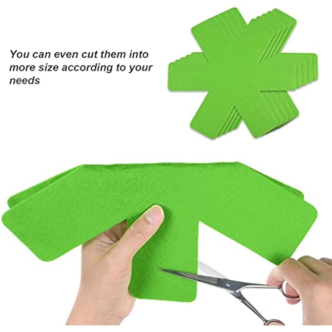 MAKINGTEC Pot And Pan Dividers Set Of 12 And 3 Different Sizes383020Cm Separators Pans Separator Protector For Separating Pots And Pans Thicken Green - Image 3