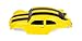 SummitLink Custom Body Yellow Bumblebee Style Compatible for 110 Scale RC Car or Truck Truck not Included STBBEE01 - Image 4