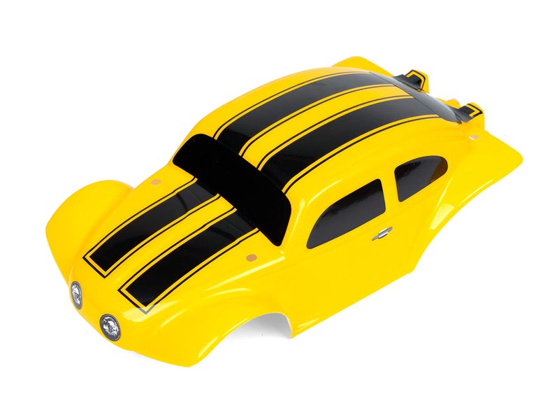 SummitLink Custom Body Yellow Bumblebee Style Compatible for 110 Scale RC Car or Truck Truck not Included STBBEE01 - Image 3