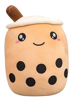 KASTWAVE Pillow 13.7 inch Stuffed Boba Plushie Bubble Tea Plush Pillow Soft Milk Tea Shaped Plush Stuffed Pillow, Kawaii Plush Toy Gifts for Boys Girls  - Image 1